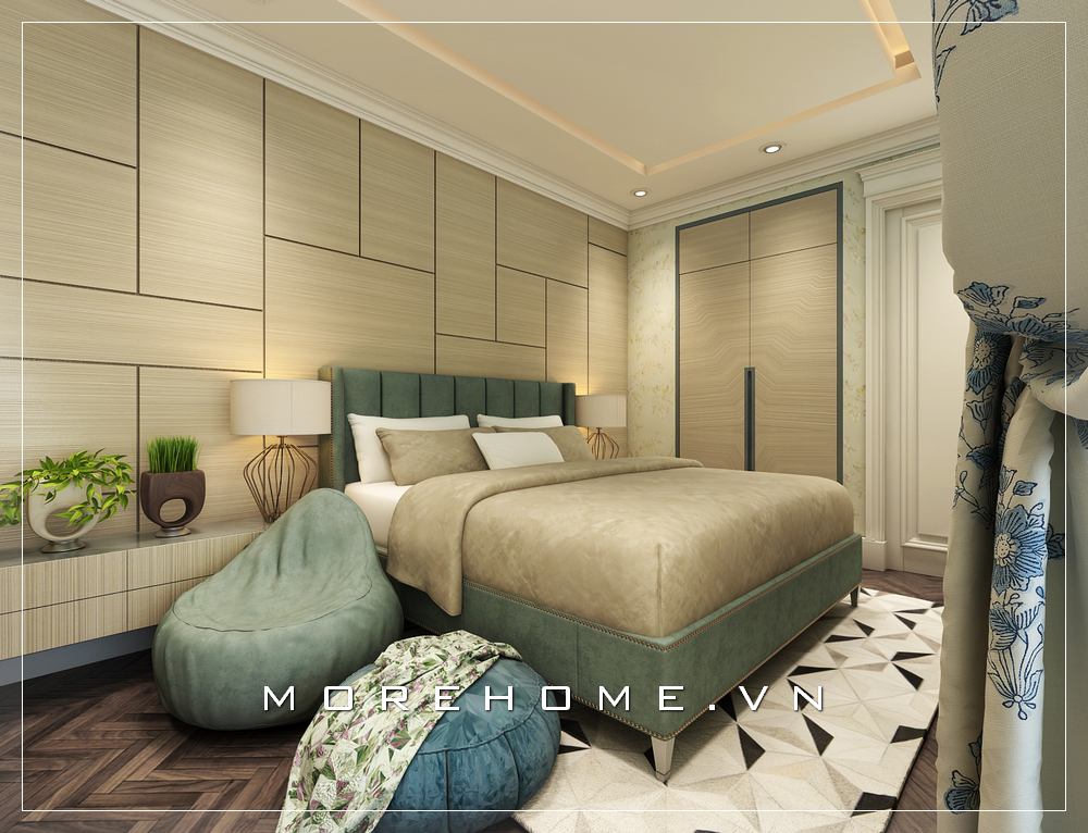 Thiết kế nội thất phòng ngủ Master